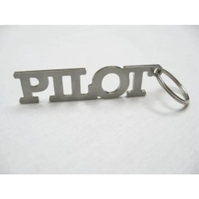Hovedbilde Nøkkelring stainless steel PILOT