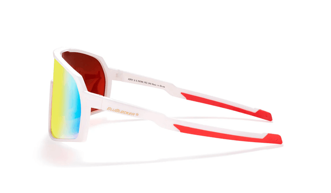Hovedbilde Blublocker T2 Sunmask Matte White Rainbow Mirror ...