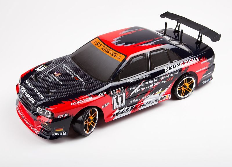 HSP Drift XSTR - 1:10 Brushless ::Komplett m/LiPo