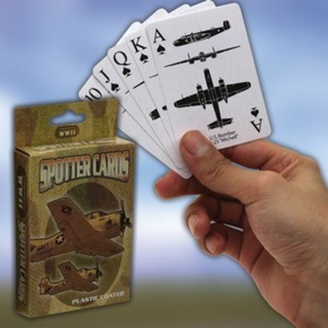 Hovedbilde Kortstokk/playing cards spotter cards WWII
