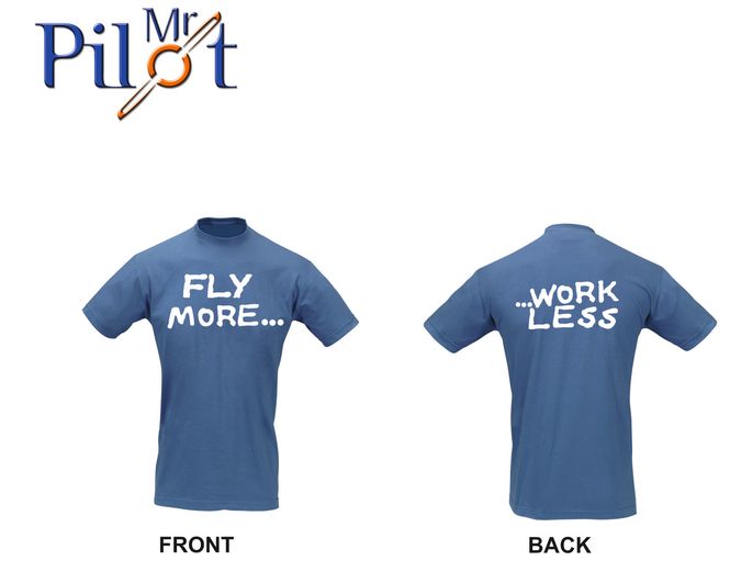 Hovedbilde T-Shirt Fly more work less