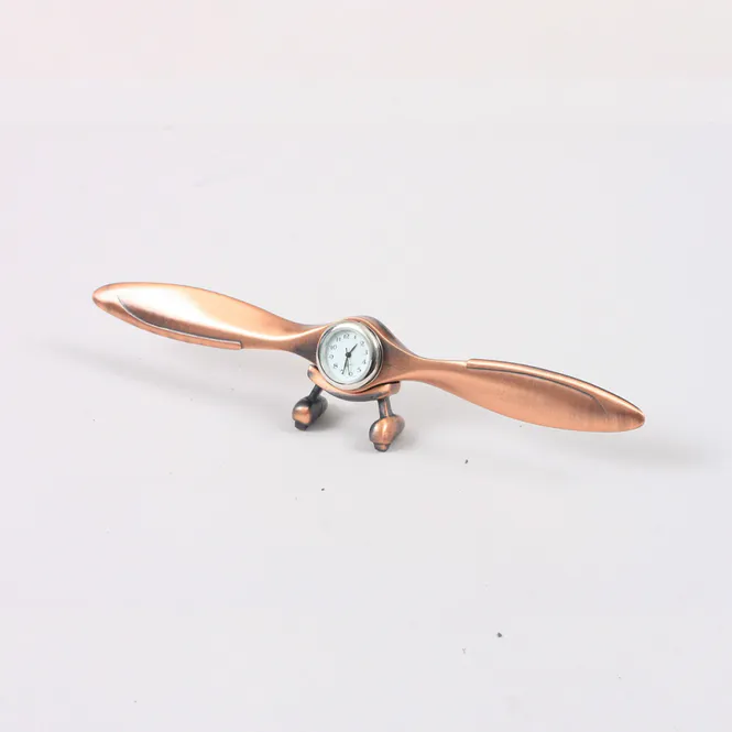 Hovedbilde Propeller Desktop klokke sølv